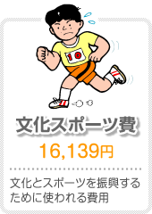 文化スポーツ費 文化とスポーツを振興するために使われる費用